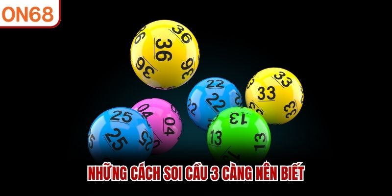 soi cầu 3 càng
